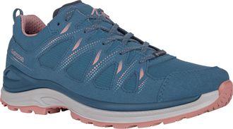 Lowa Wanderschuh LOWA INNOX EVO II GTX WS, Damen, Gr. 37,5, stahlblau, altrosa, Textil, Schuhe Wanderschuh, wasserdicht, winddicht,atmungsaktiv dank GORE-T