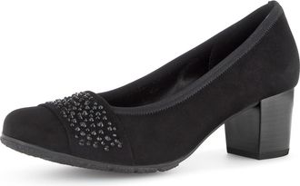 Gabor Leyla 51.482 Suede Dressy Court Shoes (Black 17, UK Footwear Size System, Adult, Women, Numeric, Wide, 4)