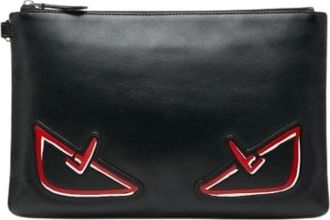 Fendi Pre-owned Clutches, female, Black, Size: ONE SIZE Pre-owned Fabric Clutch