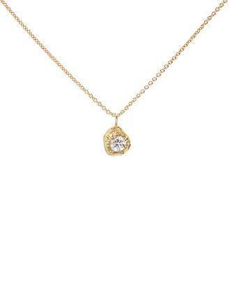 Elhanati 18kt yellow gold Solitaire Iman pendant necklace - Oro