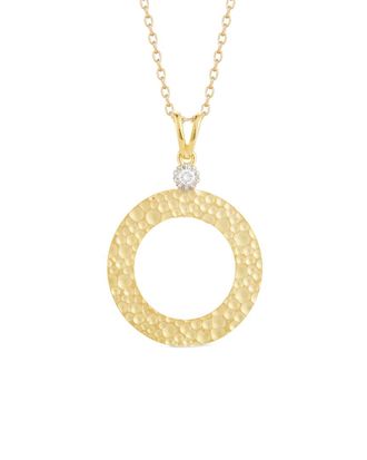 I.Reiss Company 14K 0.04 Ct. Tw. Diamond Pendant Necklace