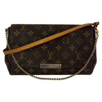 Louis Vuitton Pre-owned Favorite MM Monogram Schoudertas - Dames - Pre-owned - Bruin - Maat: ONE Size Leer