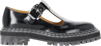 Proenza Schouler Lug Sole Mary Janes in Black Leather