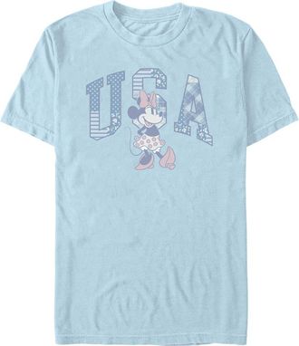 Minnie Mouse Mens Minnie Mouse American Sweetheart Pose T Shirt in Light Blue at Nordstrom, Size Xxx-Large