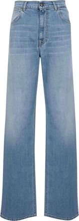 Fay Flare Jeans In Cotton Denim And Lyocell