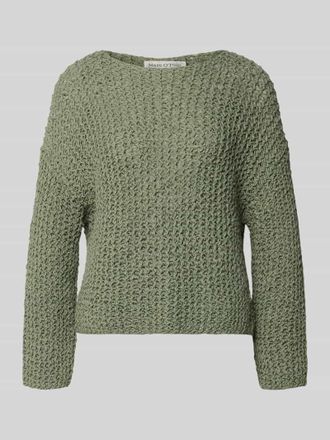 Marc O'Polo Relaxed Fit Pullover aus Baumwoll-Mix in Hellgruen, Gr&ouml;&szlig;e XXL