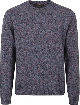 Zanone Hombre, Jerseys, Azul, Talla: XL