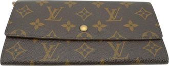 Louis Vuitton Louis Vuitton Katoenen Portemonnee Porte Monnaie Credt