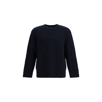 Namacheko Blue Wool Mens Sweatshirt