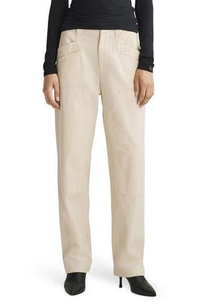 Rag & Bone Malia Twill Cargo Pants in Ecru at Nordstrom Rack, Size 0