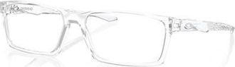 Oakley 59mm Rectangle optical glasses in Transparent at Nordstrom