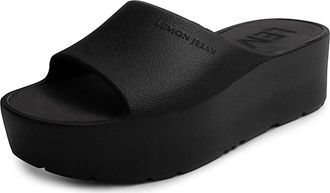 Lemon Jelly Womens Kelsie Sunny Slides In Black