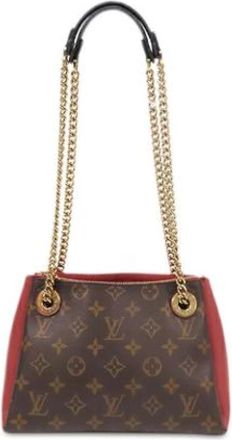 Louis Vuitton Pre-owned Surene BB - Dames - Vintage Schoudertas - Bruin - ONE Size - Leer - Vintage