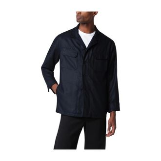 Tagliatore Light Jackets, male, Blue, Size: L Calvin Jacket