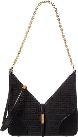 Givenchy Cut Out Small Canvas & Leather Shoulder Bag