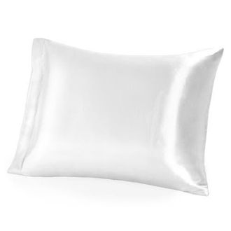 Bare Home 19 Momme 100% Mulberry Silk Pillowcase - Envelope Closure in White at Nordstrom, Size Standard