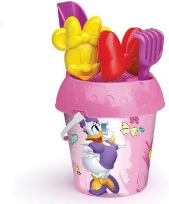 Trade Shop Trade Shop - Secchiello 18cm Minnie Con Formine Accessori Giochi Mare Spiaggia Bambine 744005