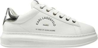 Karl Lagerfeld Kapri Sneakers - Dames - Sneakers - Wit - 41 EU - Leer - Schoenen