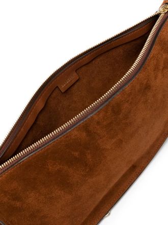 Burberry Womens Shield Sling Charm Shoulder Bag Brown >