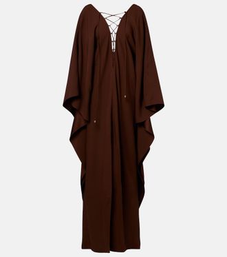 Taller Marmo Sahara cr&ecirc;pe cady kaftan