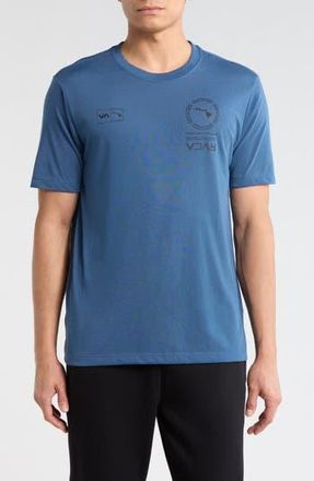 Rvca Hawaii Mark Performance T-Shirt in Dark Denim at Nordstrom Rack, Size Large