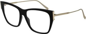 Tod's Rechthoekig Optisch Montuur - Dames - Brillen - Zwart - ONE Size - Accessoires