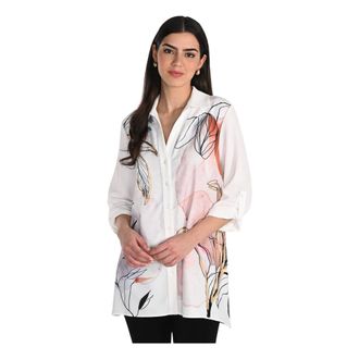 Frank Lyman Design Shirts, female, White, Size: 2XL Shirts