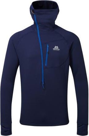 Mountain Equipment Eclipse Hooded Zip-T-Shirt - Mens in Medieval Blue at Nordstrom, Size Small