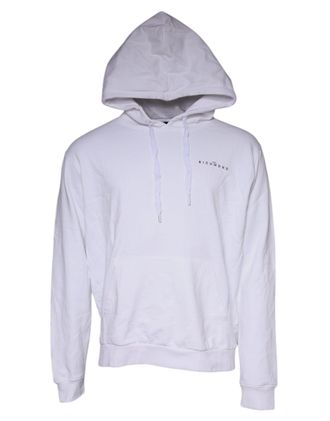 John Richmond Logo Cotton Hooded Sweatshirt Mens Sweater (Pre-Owned)