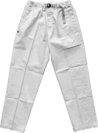White Sand Pantaloni David in Twill - - Trousers - Uomo - Bianco - L