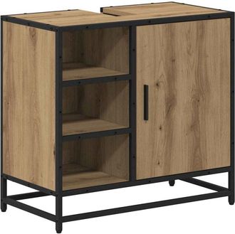 vidaXL Mueble de Cuarto de Baño Roble artesanal 65 x 33 x 60 cm vidaXL