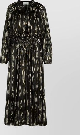 Isabel Marant sana silk robe noire