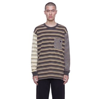 Song for the Mute Striped Pocket Long Sleeve T-Shirt