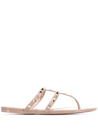 Valentino Garavani Summer Rockstud Thong Sandals-Donna