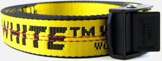 Off-white Mens Off White Mini Industrial Belt Yellow 6000 - Size: OS