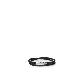 Tod's My Colors Armband - Heren - Armbanden - Zwart - ONE Size - Leer - Accessoires