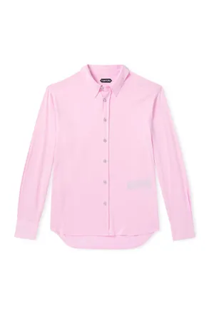 Tom Ford Silk and Cotton-Blend Jersey Shirt