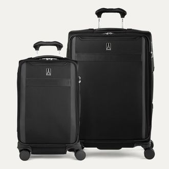 Travelpro Versapack + Softside Carry On & Medium Spinner Luggage Set in Black at Nordstrom
