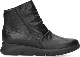 Mephisto Comfortabele enkellaars - Dames - Enkellaarsjes - Zwart - 37 EU - Leer - Schoenen