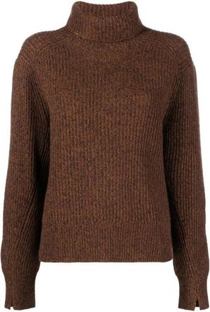 Rag & Bone Kasjmier Coltrui in Bruin - Dames - Cashmere truien - Bruin - L - Kasjmier - Truien & Vesten