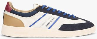 Tommy Hilfiger Mens Tommy Jeans Suede Mix Skater Sneaker - Navy - US 11.5 / EU 45