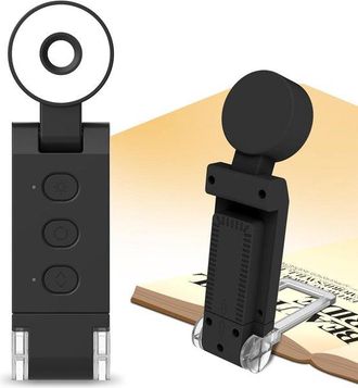 OEM Luz De Lectura Para La Cama - Con Pinza - Recargable - 5 Niveles De Intensidad - L&aacute;mpara De Mesilla - Negra