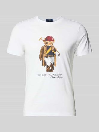 Polo Ralph Lauren Regular Fit T-Shirt aus reiner Baumwolle in Weiss, Gr&ouml;&szlig;e XXL