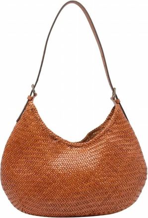 Dragon Diffusion Womens Luna Mezza Shoulder Bag In Tan