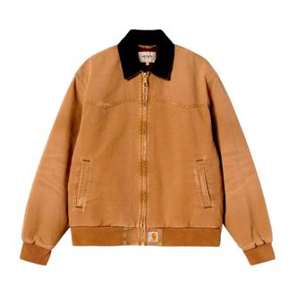 Carhartt Work in Progress OG Santa Fe Jacket - male - Carhartt Wip - Bomber Jackets - Brown - XL - Jackets