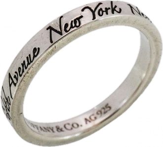 Tiffany & Co. Silver 925 Band Ring (Pre-Owned)