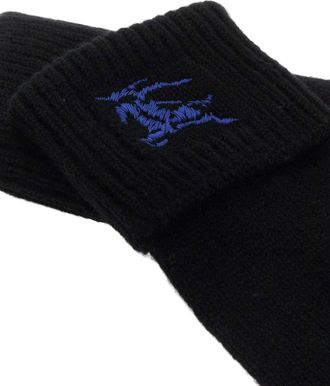 Burberry Cashmere Nylon Gloves - Black