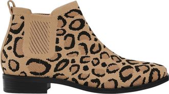 Vivaia Square-Toe Water-Repellent Ankle Boots in Dark Leopard at Nordstrom, Size 8.5