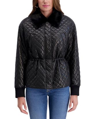 Kensie Quilt Cire Jacket