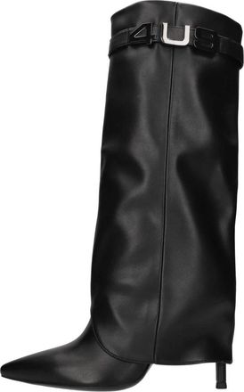 Cesare Paciotti 4K2530 Hakkenlaars - Dames - Laarzen met Hak - Zwart - 38 EU - Leer - Schoenen